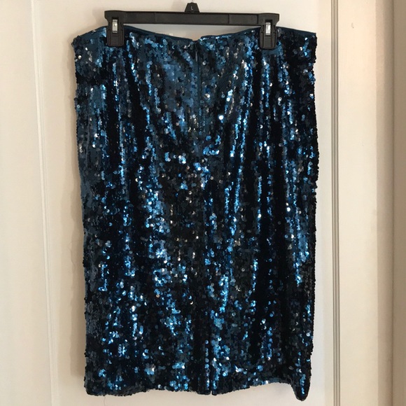 Worn once - Ava and Viv blue sparkly skirt size X - Picture 5 of 7